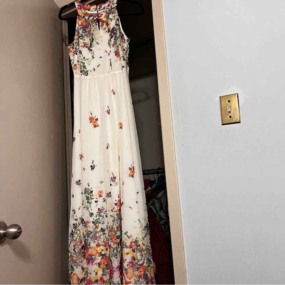 Vintage Uttam boutique floral maxi dress